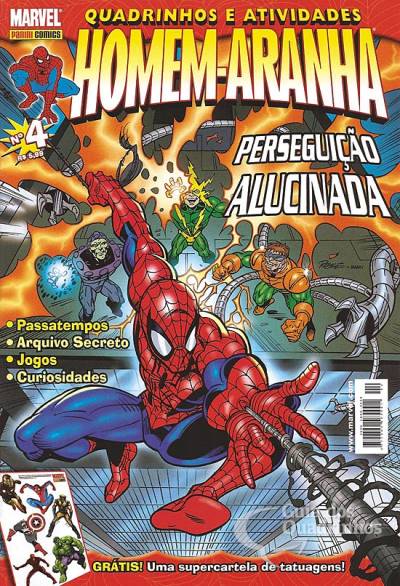 Quadrinhos e Atividades: Homem-Aranha n° 4 - Panini