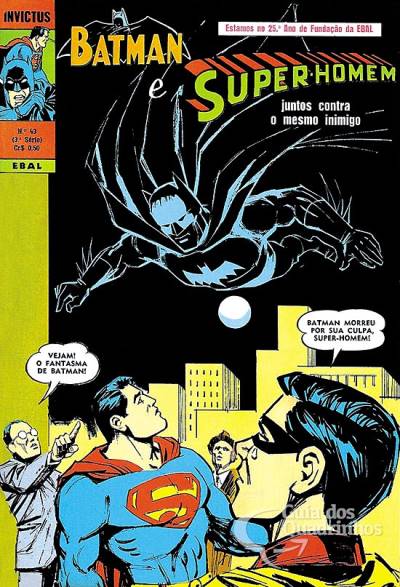 Batman & Super-Homem (Invictus) n° 43 - Ebal