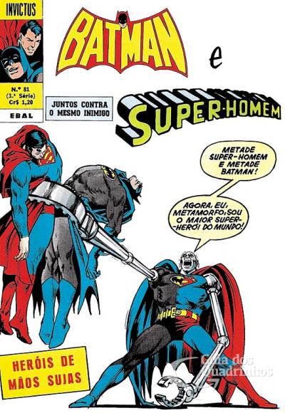 Batman & Super-Homem (Invictus) n° 81 - Ebal
