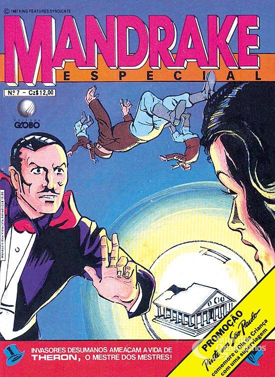 MANDRAKE ESPECIAL nº02 - EDITORA GLOBO [ ] - Mania de Gibi