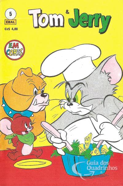 Tom & Jerry em Cores n° 5 - Ebal