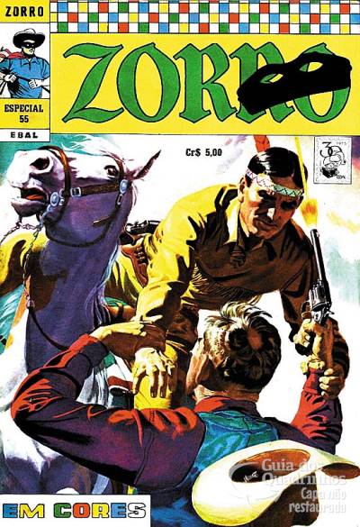 Zorro (Em Cores) Especial n° 55 - Ebal