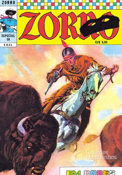 Zorro (Em Cores) Especial n° 58 - Ebal