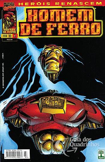Heróis Renascem - Homem de Ferro n° 3 - Abril
