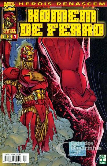 Heróis Renascem - Homem de Ferro n° 4 - Abril