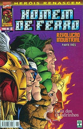 Heróis Renascem - Homem de Ferro n° 6 - Abril