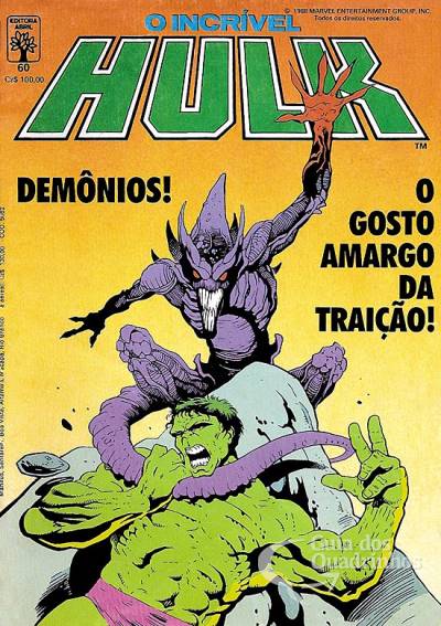 Incrível Hulk, O n° 60 - Abril