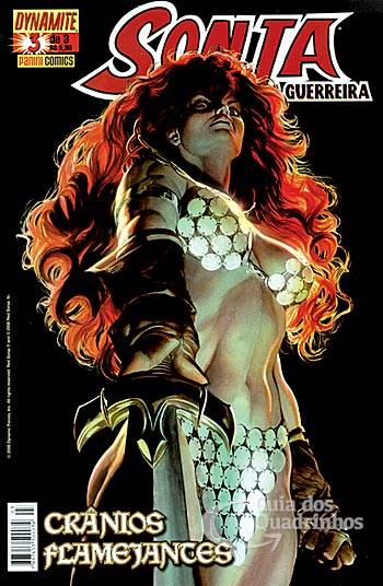 Sonja: A Guerreira - Crânios Flamejantes n° 3 - Panini