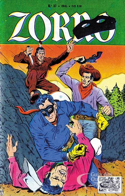 Zorro (Em Formatinho) n° 37 - Ebal