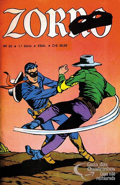 Zorro (Em Formatinho) n° 63 - Ebal