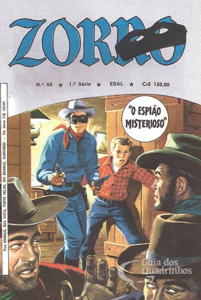 Zorro (Em Formatinho) n° 68 - Ebal