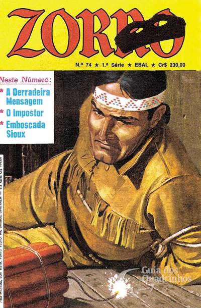 Zorro (Em Formatinho) n° 74 - Ebal