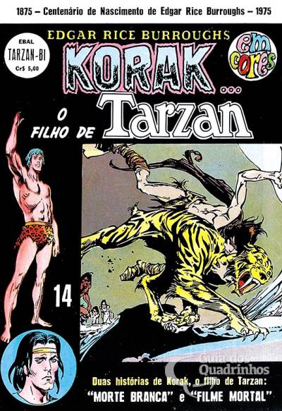 Korak O Filho de Tarzan (Tarzan-Bi em Cores) n° 14 - Ebal