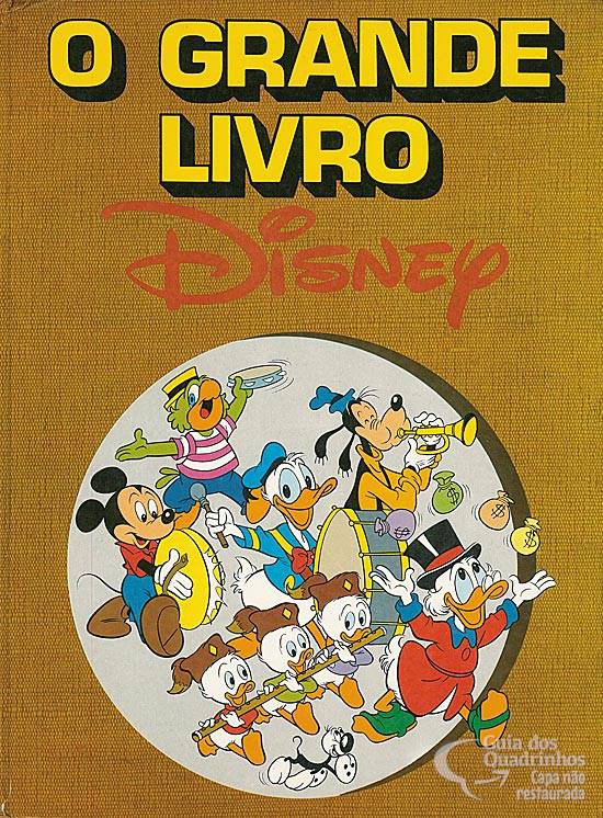 antigo livro capa dura manual do peninha Disney editora