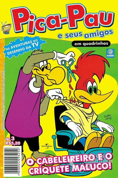 Pica-Pau e Seus Amigos em Quadrinhos n° 3 - Deomar