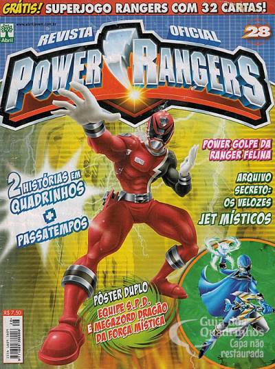 Revista Oficial Power Rangers n° 28 - Abril