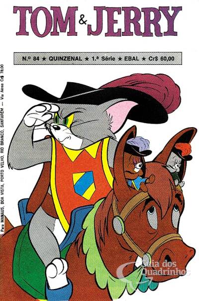 Tom & Jerry em Cores n° 84 - Ebal