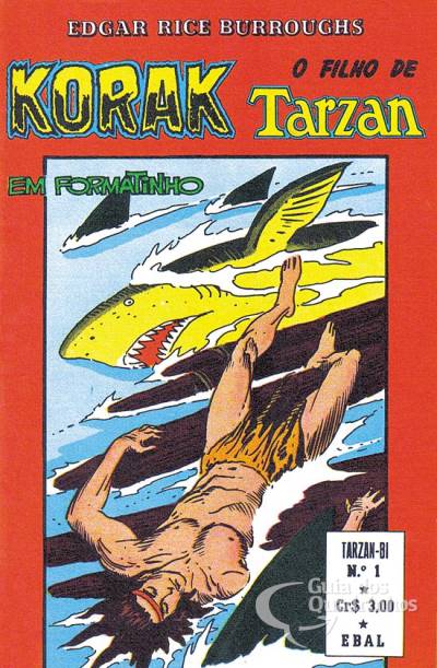 Korak, O Filho de Tarzan (Tarzan-Bi) (Em Formatinho) n° 1 - Ebal