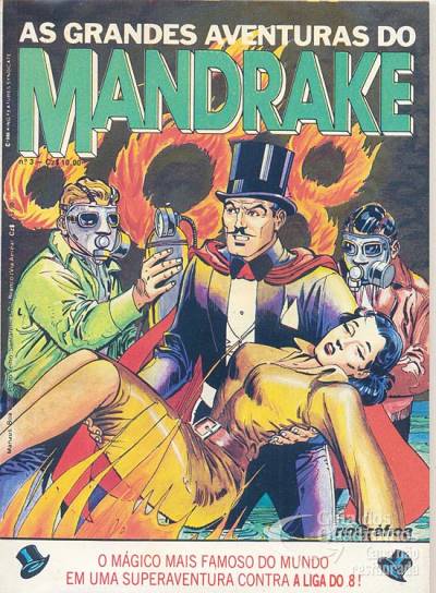 Grandes Aventuras do Mandrake, As n° 3 - Rge
