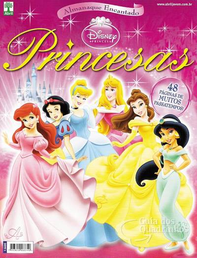 Almanaque Encantado de Férias Princesas n° 1 - Abril