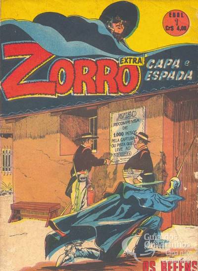 Zorro Extra (Capa e Espada) n° 1 - Ebal