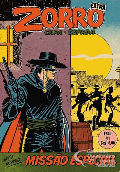 Zorro Extra (Capa e Espada) n° 31 - Ebal