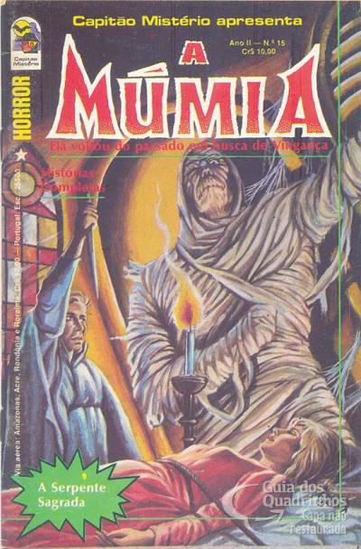 Múmia Viva, A (Capitão Mistério Apresenta) n° 15 - Bloch