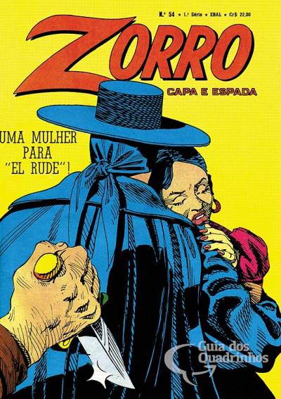Zorro Extra (Capa e Espada) n° 54 - Ebal
