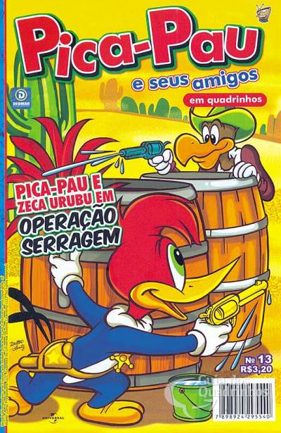 Pica-Pau e Seus Amigos em Quadrinhos n° 13 - Deomar