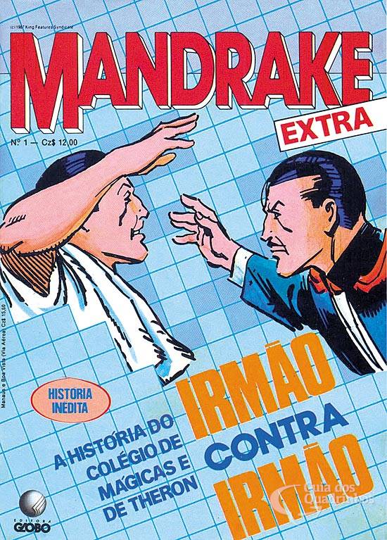 MANDRAKE ESPECIAL nº02 - EDITORA GLOBO [ ] - Mania de Gibi