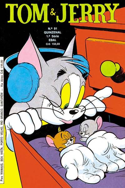 Tom & Jerry em Cores n° 91 - Ebal