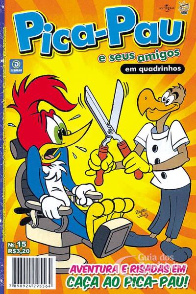 Pica-Pau e Seus Amigos em Quadrinhos n° 15 - Deomar