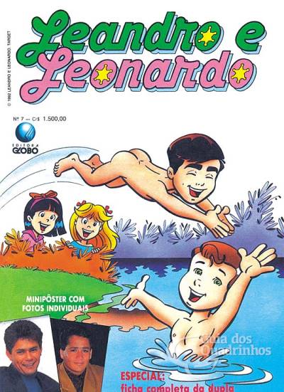 Leandro e Leonardo em Quadrinhos n° 7 - Globo