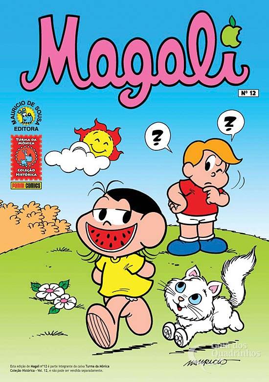 Turma Da Mônica Coleção Histórica Magali N° 12panini Guia Dos Quadrinhos 6816