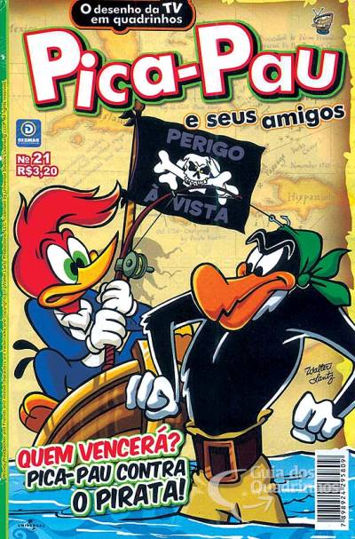 Pica-Pau e Seus Amigos em Quadrinhos n° 21 - Deomar