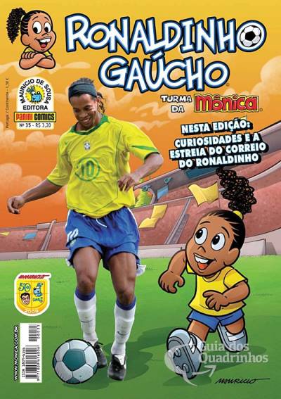 Ronaldinho Gaúcho n° 35 - Panini