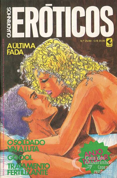 Quadrinhos Eróticos (Eros) n° 25 - Grafipar