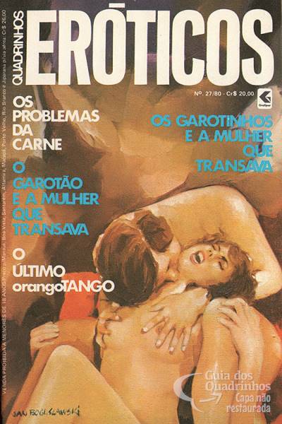 Quadrinhos Eróticos (Eros) n° 27 - Grafipar