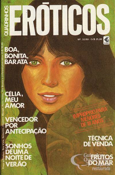 Quadrinhos Eróticos (Eros) n° 32 - Grafipar