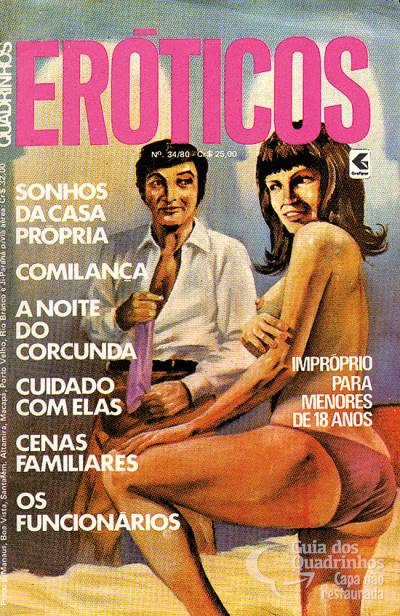 Quadrinhos Eróticos (Eros) n° 34 - Grafipar