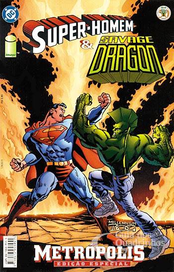 10 HQ Gibis Marvel e DC Superman Savage Dragon Homem Aranha Liga Justiça  Renegados Asa Noturna Lobo Etrigan Starman Frankenstein