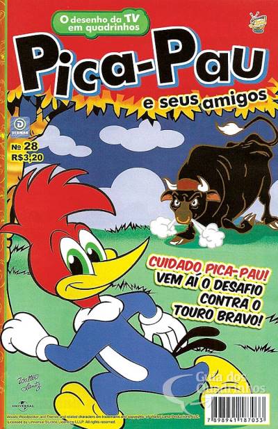 Pica-Pau e Seus Amigos em Quadrinhos n° 28 - Deomar