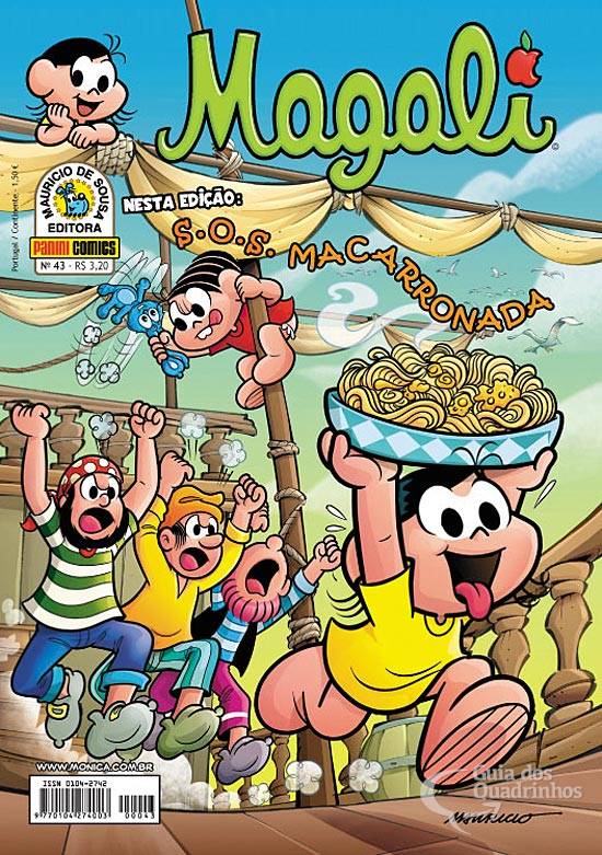 Magali 1ª Série N° 43panini Guia Dos Quadrinhos 0261