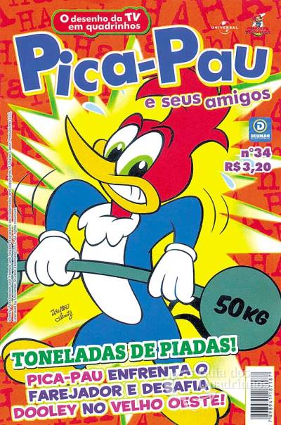 Pica-Pau e Seus Amigos em Quadrinhos n° 34 - Deomar