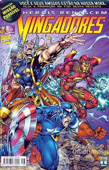 Heróis Renascem - Vingadores n° 8 - Abril