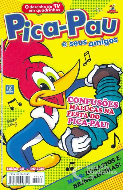 Pica-Pau e Seus Amigos em Quadrinhos n° 35 - Deomar