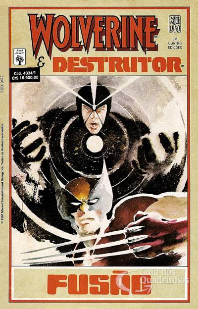 Wolverine & Destrutor - Fusão (Reedição) n° 1 - Abril