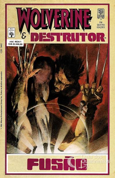 Wolverine & Destrutor - Fusão (Reedição) n° 3 - Abril