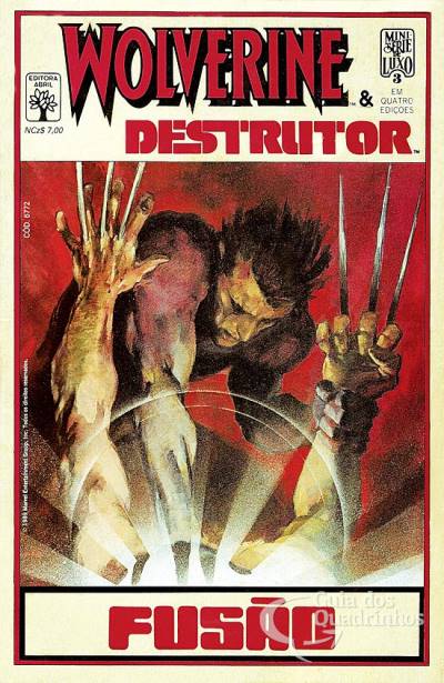 Wolverine & Destrutor - Fusão n° 3 - Abril