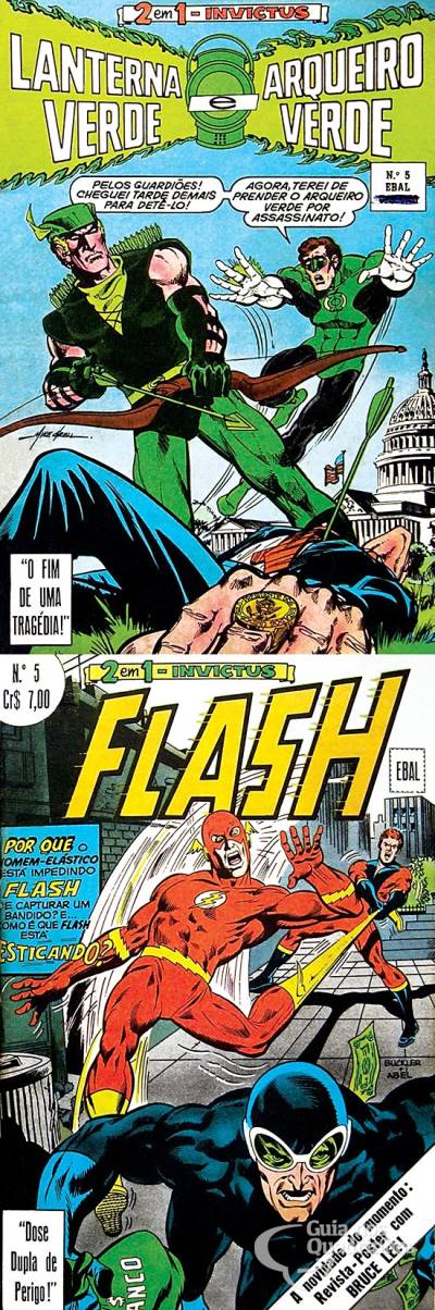 Lanterna Verde e Arqueiro Verde & Flash (Invictus 2 em 1) n° 5 - Ebal